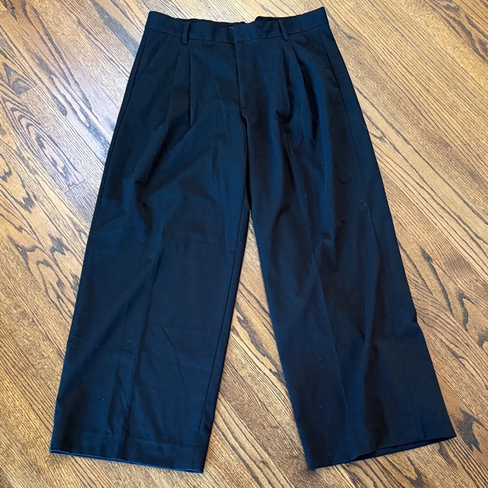 B17 Banana Republic Women’s Plus 16 Black Wide Leg Pants
